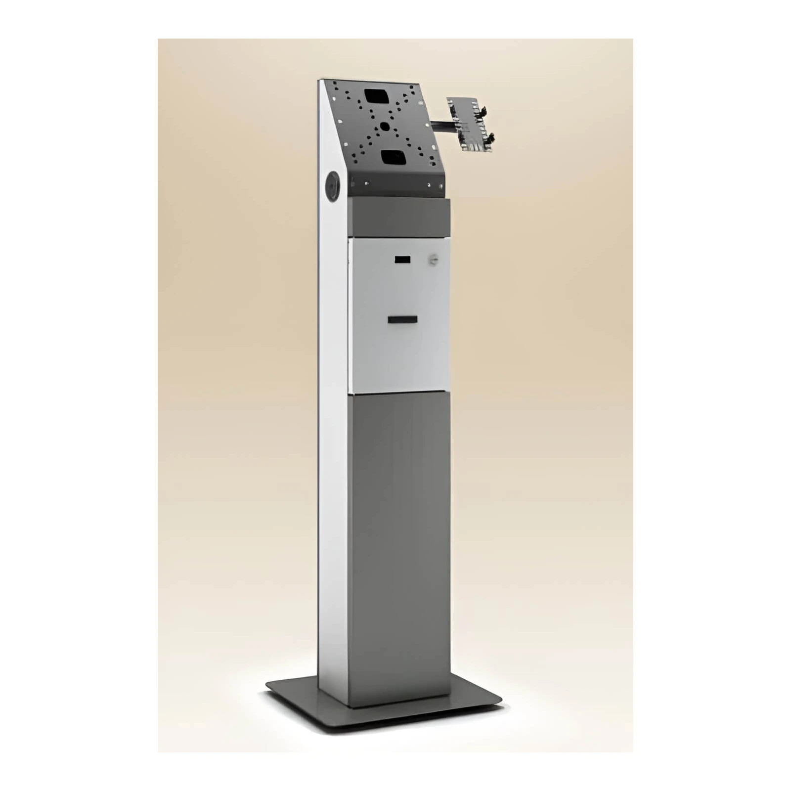 Stand Self service BS, BSB 21-32", inaltime 144cm, greutate 35 kg, dim.250x1440x180mm, Imprimantă termică și cititor QR