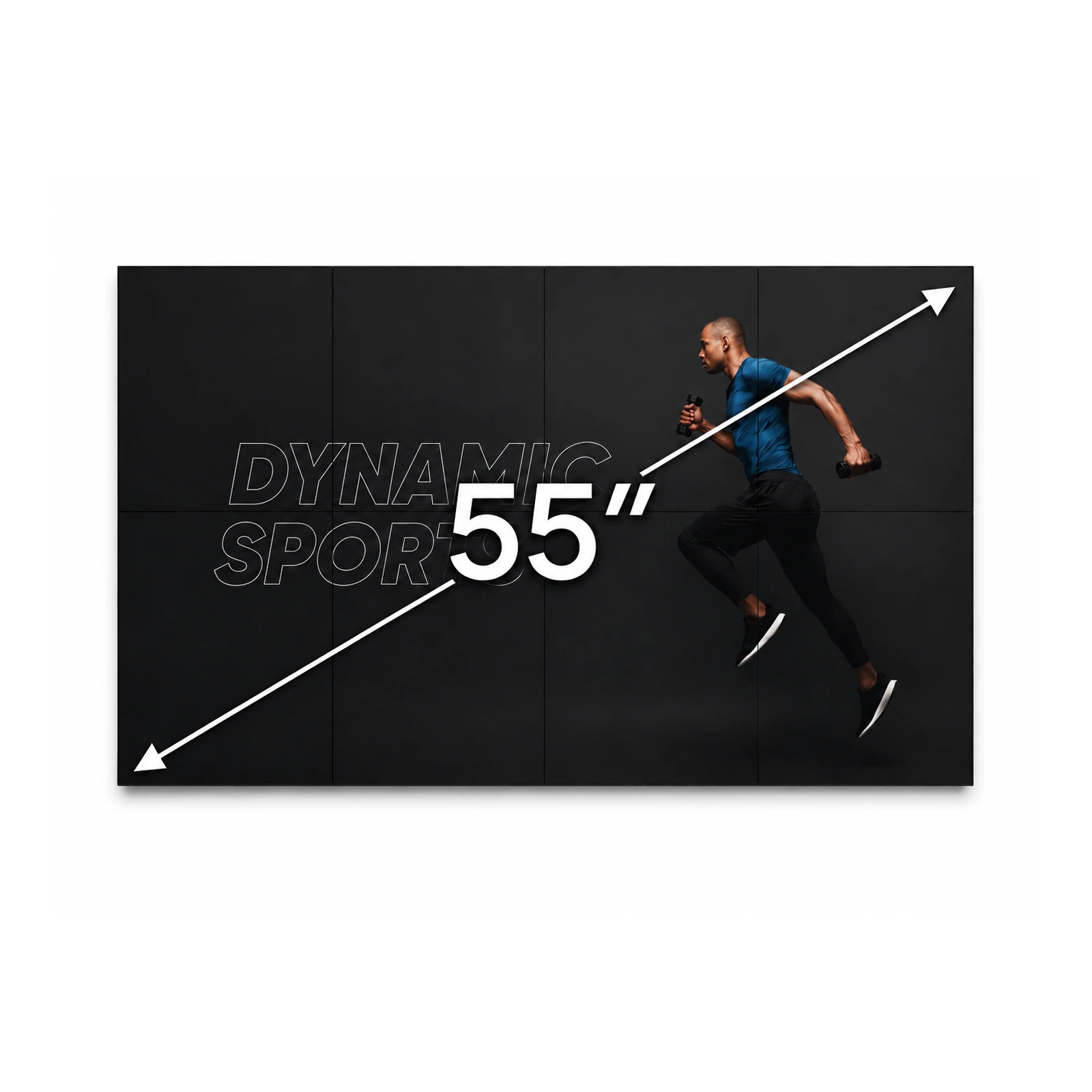 Display SMART Signage pentru VideoWall LG 55VL5PJ - Bezel 3.5mm edge to edge, Player incorporat,500 nits