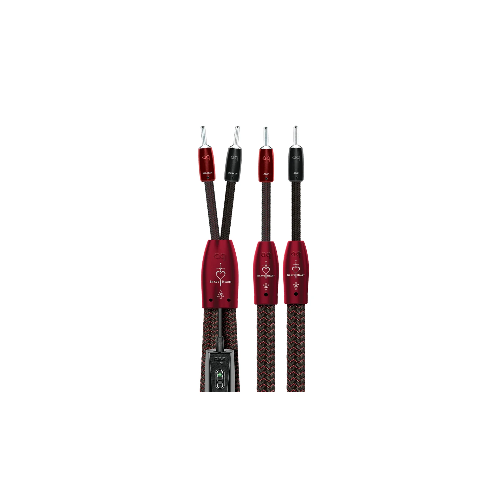 Cablu de boxe Audioquest Braveheart Zero 2.5m