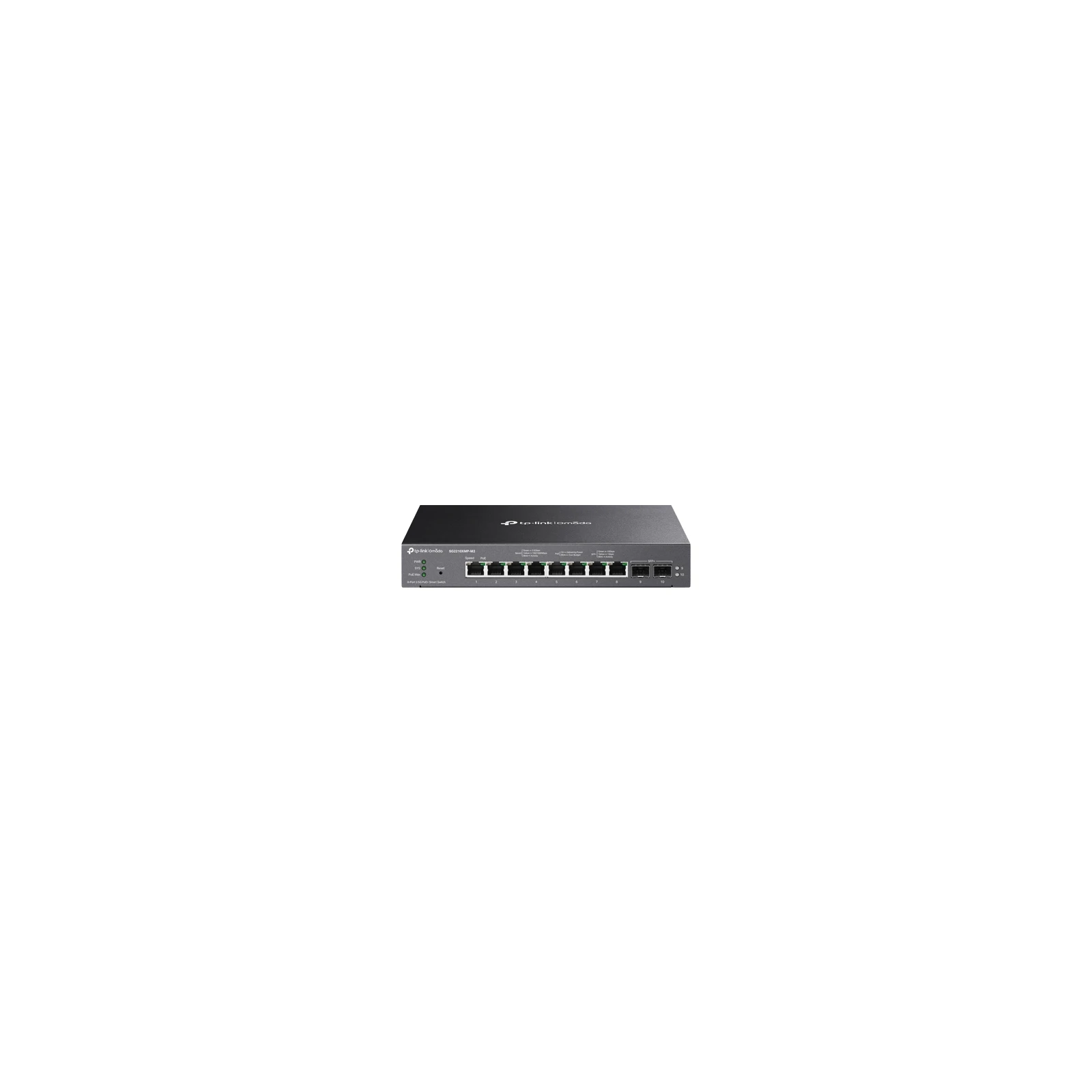 Switch L2+, 8 x RJ45 2.5G PoE, 2 x SFP+ 10G, Management - TP-Link Omada SG2210XMP-M2