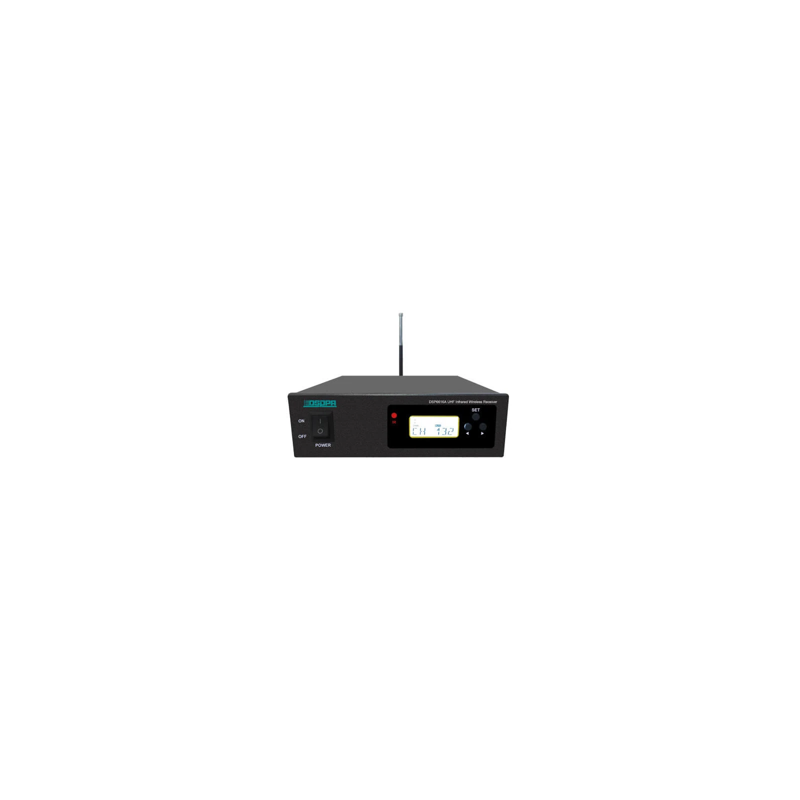 Baza Sistem Wireless pe UHF DSPPA DSP6616A, Frecventa automata pe infrarosu, conectare max.200 microfoane