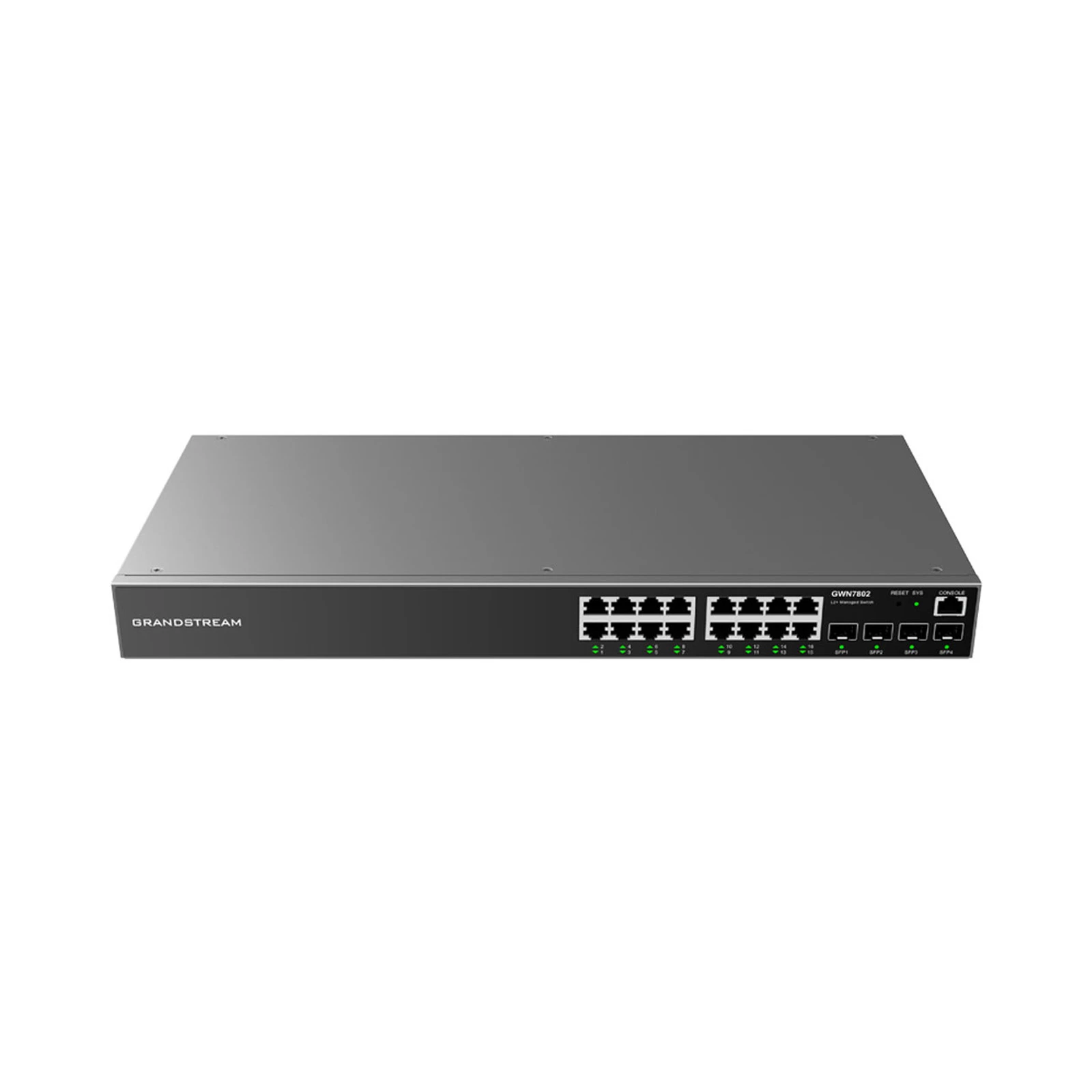 GRS SWT 16xGbE RJ45 4xSFP GWN7802