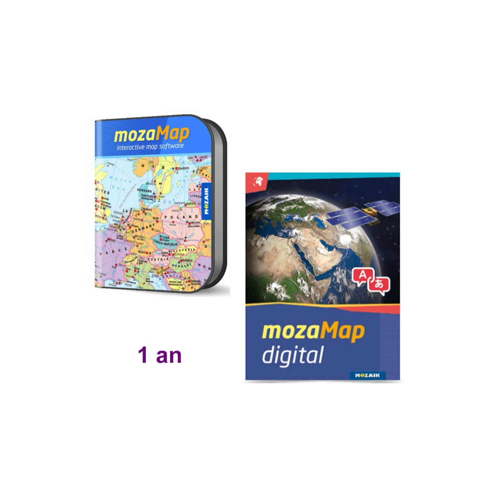 Clasele liceale - Atlas Geografic Digital Multilingv, 1 an