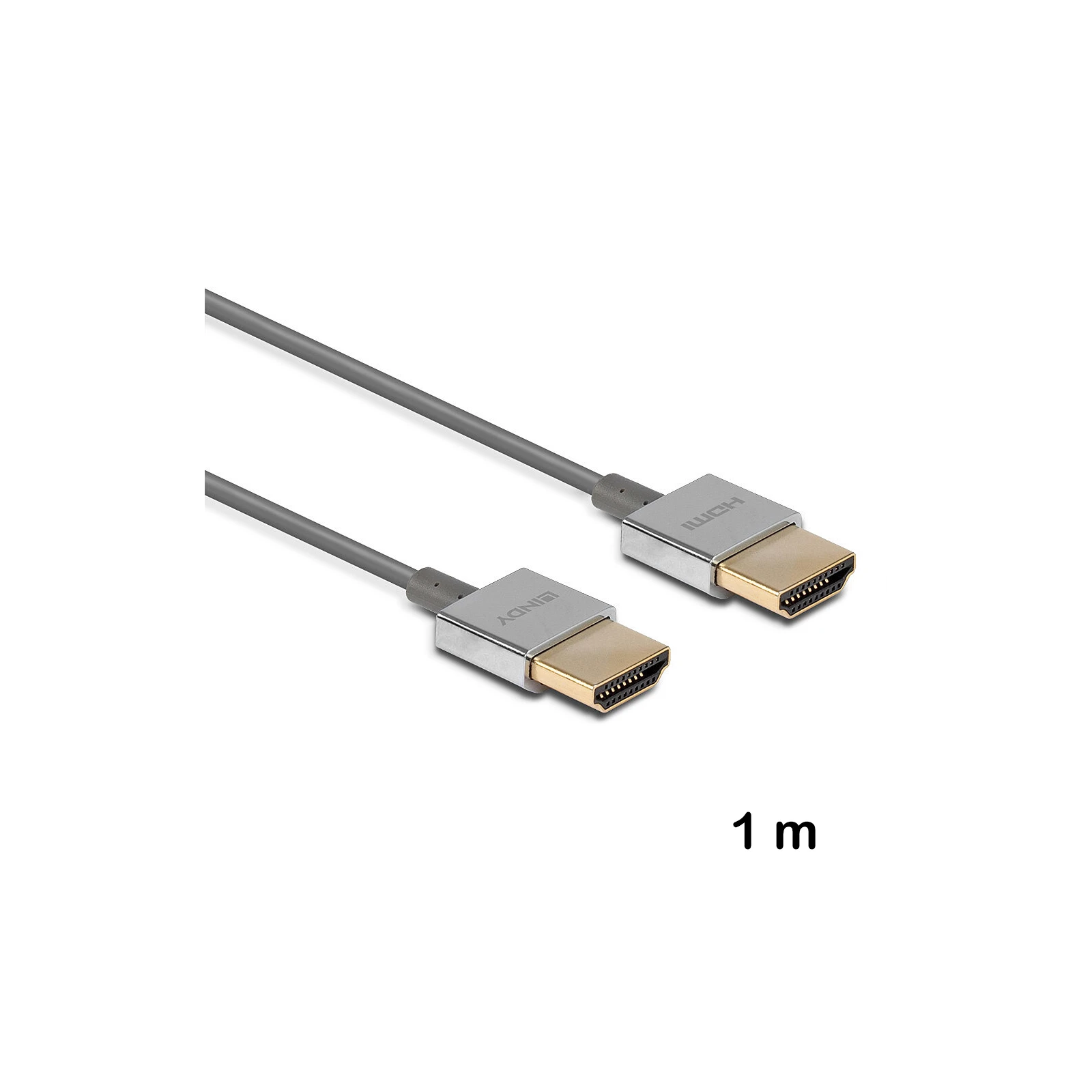 Cablu HDMI Ultra High Speed, Slim, 1 m, Lindy 36776
