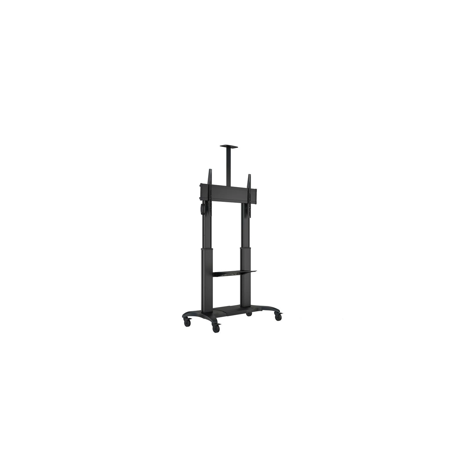 Stand TV mobil Multibrackets MB-6324, diagonala 60"-100", max. 90 kg, reglabil 1390-1740 mm, Negru, eligibil PNRAS/PNRR