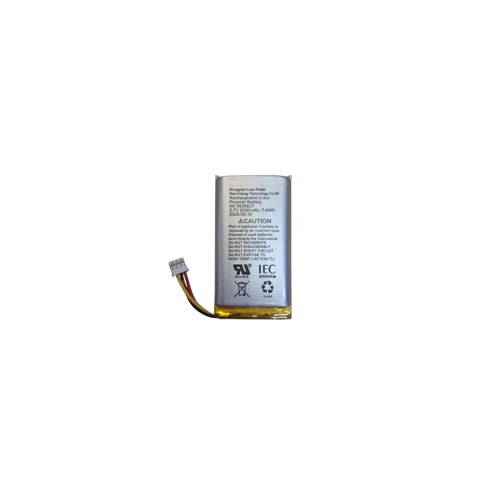 BATERIE REINCARCABILA, CONECTOR 3 PINI