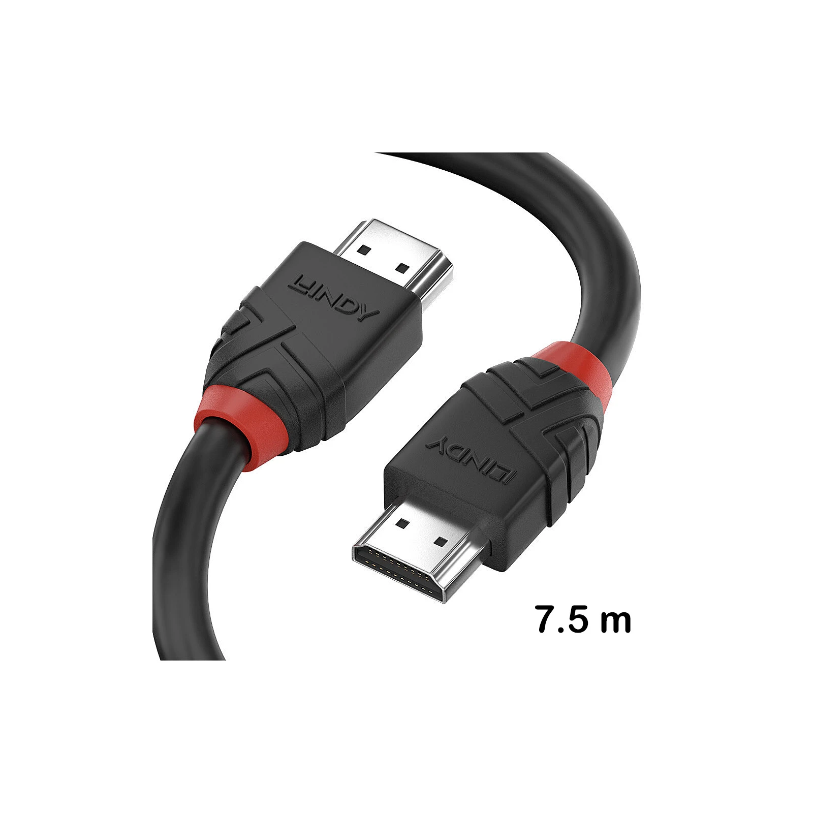 Cablu HDMI de 7.5 m, 8K60Hz, Lindy, Black Line 37255