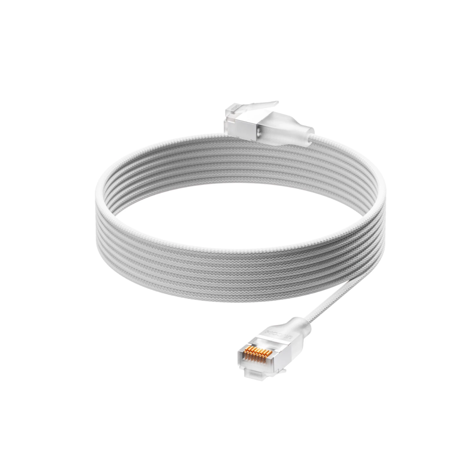 "Ultra-thin braided shielded RJ45 patch