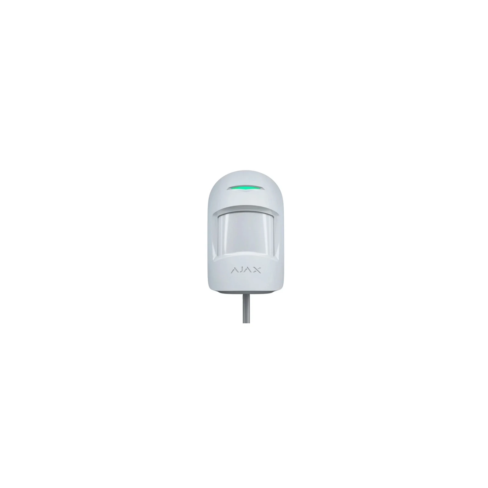 Detector PIR de mișcare cablat AJAX COMBIPROTECT FIBRA (WHT)
