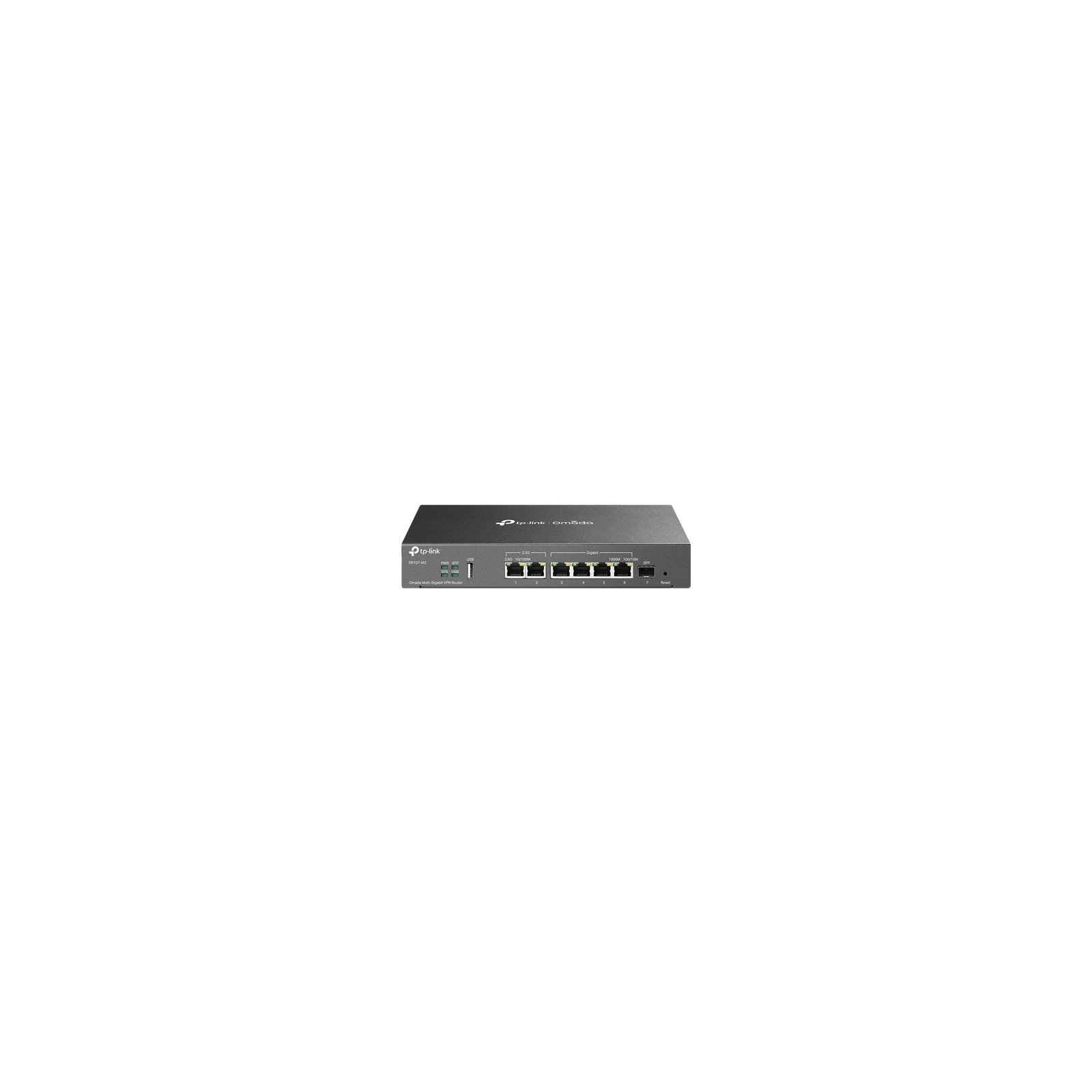 Router VPN, 2 x RJ45 2.5G, 1 x SFP Gigabit, 4 x RJ45 Gigabit, 1 x USB, 1U - TP-Link Omada ER707-M2