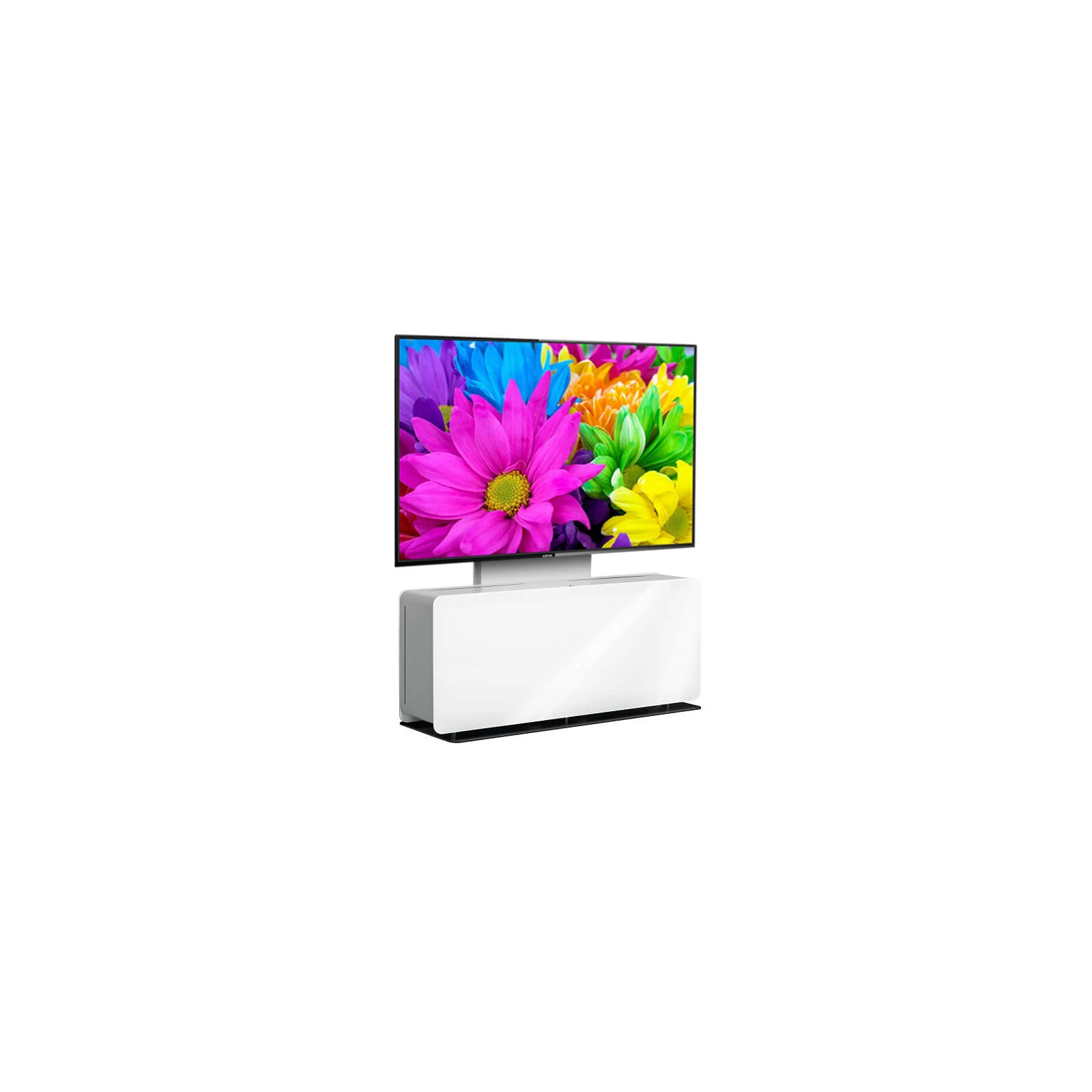 Mobilier Videoconferinta Single cu stand Vogel's PVF4112 Alb, max.90"