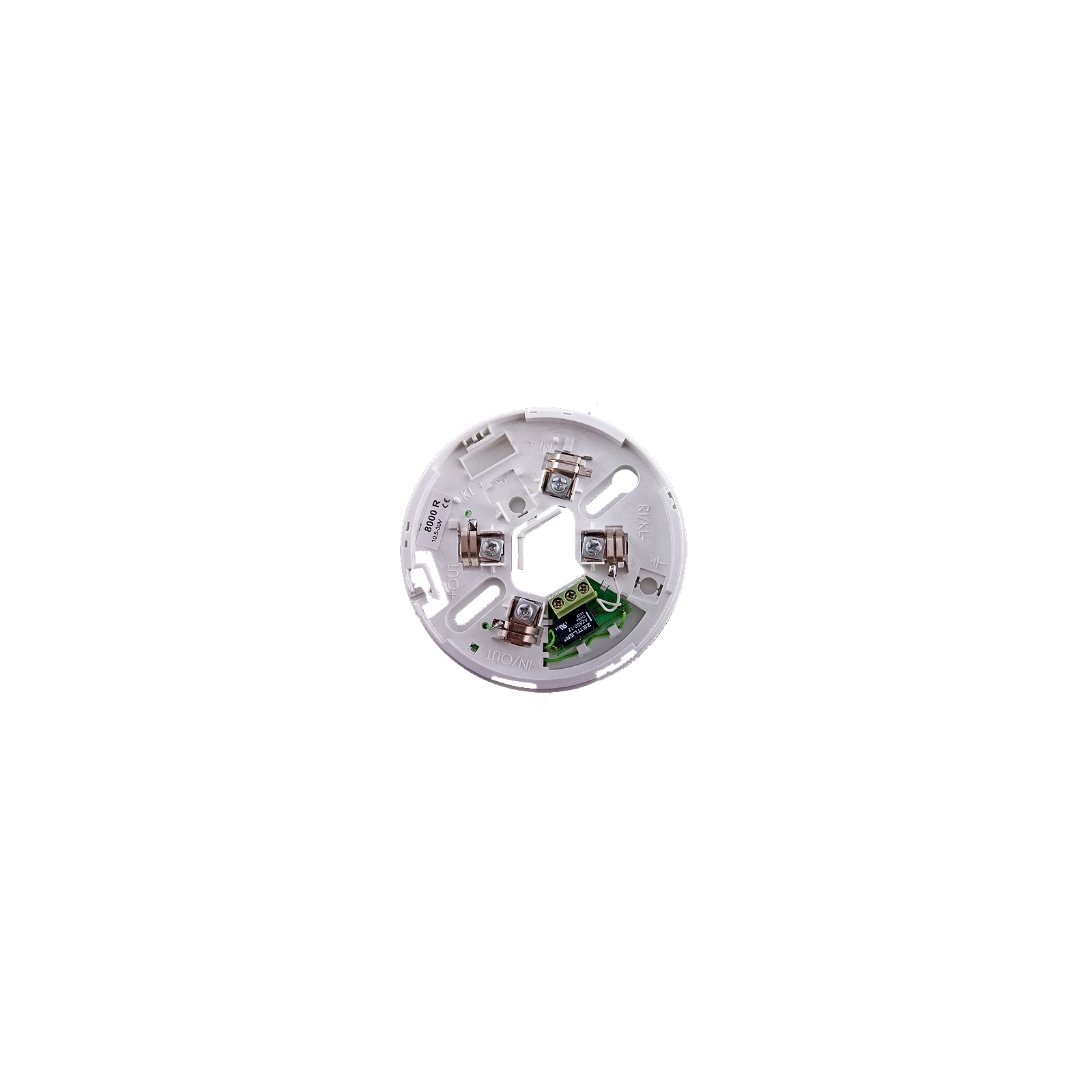 Soclu cu releu pentru detectorii conventionali din seria FD80xx - UNIPOS DB8000R