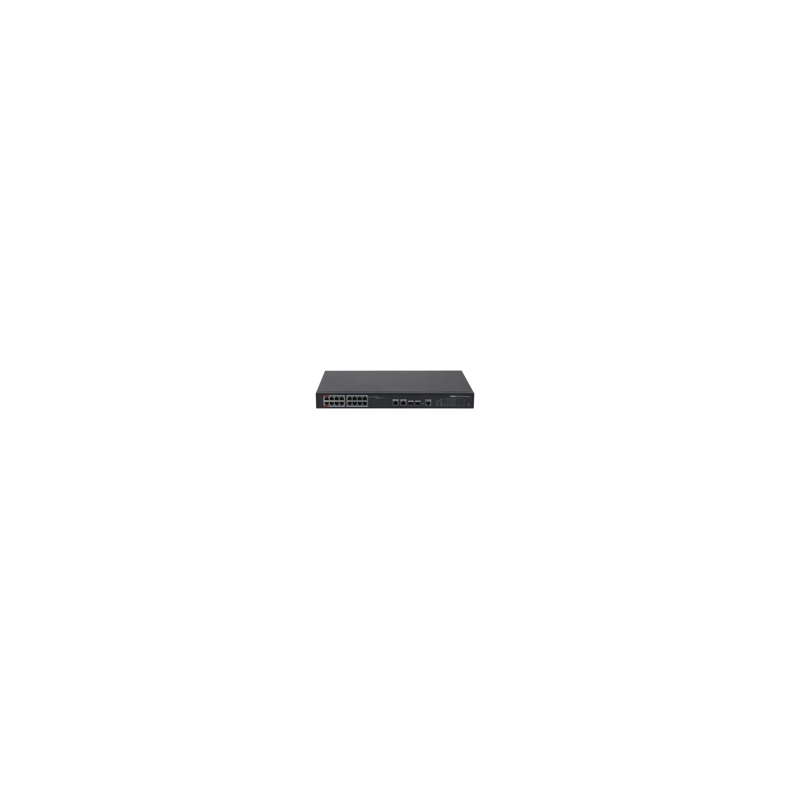 Switch rackabil 16 porturi PoE + 2 porturi uplink, cu management PFS4218-16ET-190-Switch POE