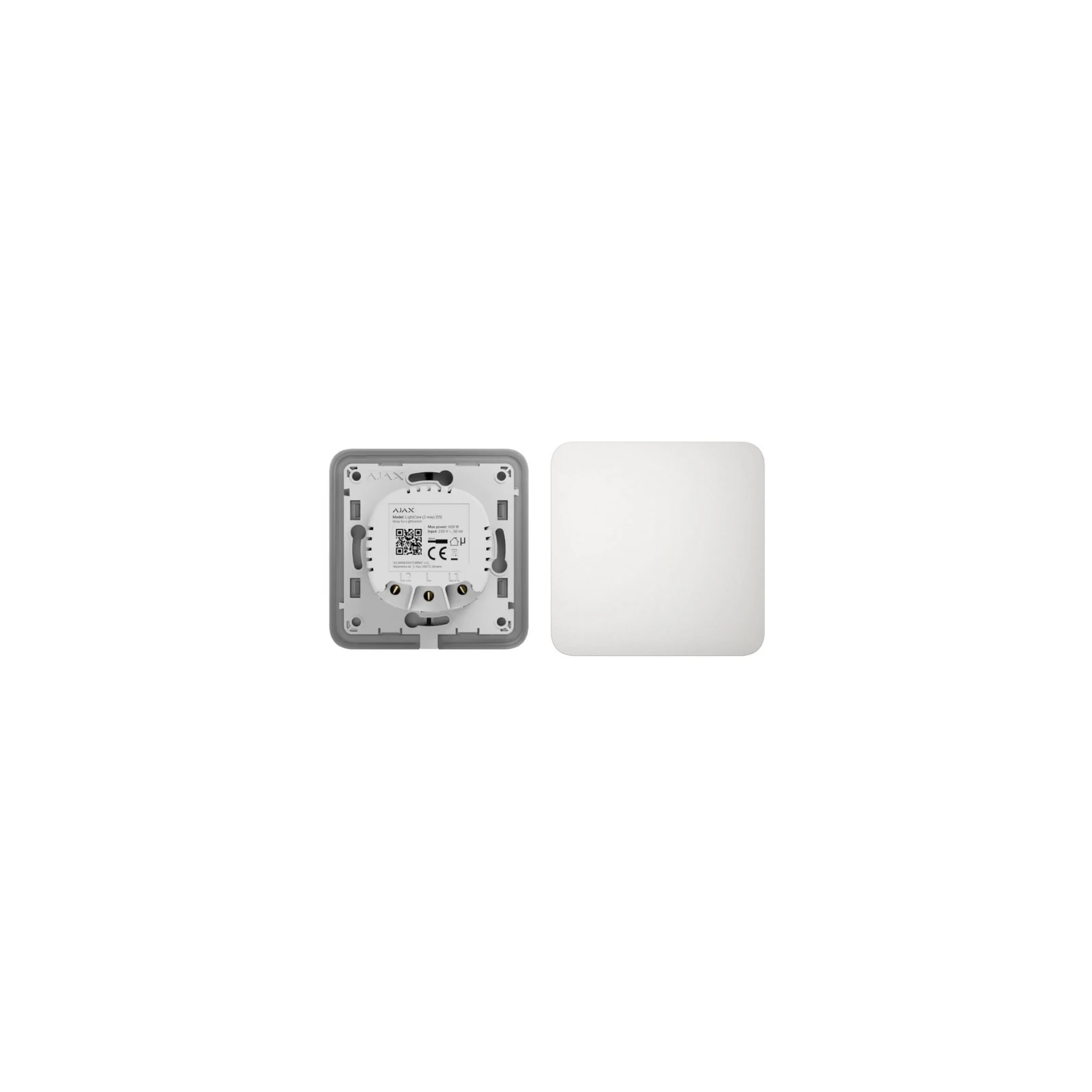 LIGHTCORE 2-WAY + SOLOBUTTON 1-GANG/2-WAY (WHT)