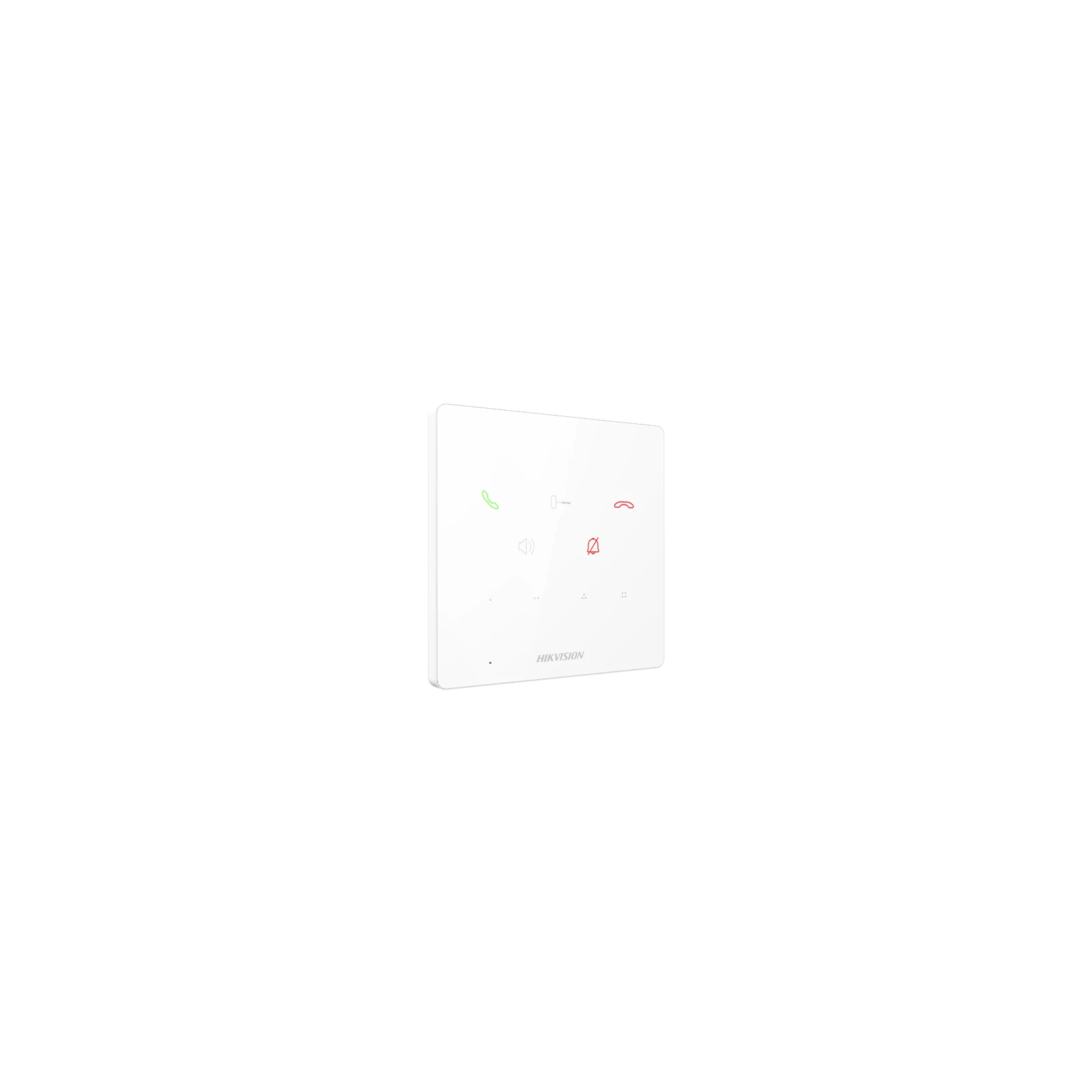 Post interior interfon TCP/IP, 9 butoane, PoE, Alarma IN, ALB - HIKVISION DS-KH6000-E1-White