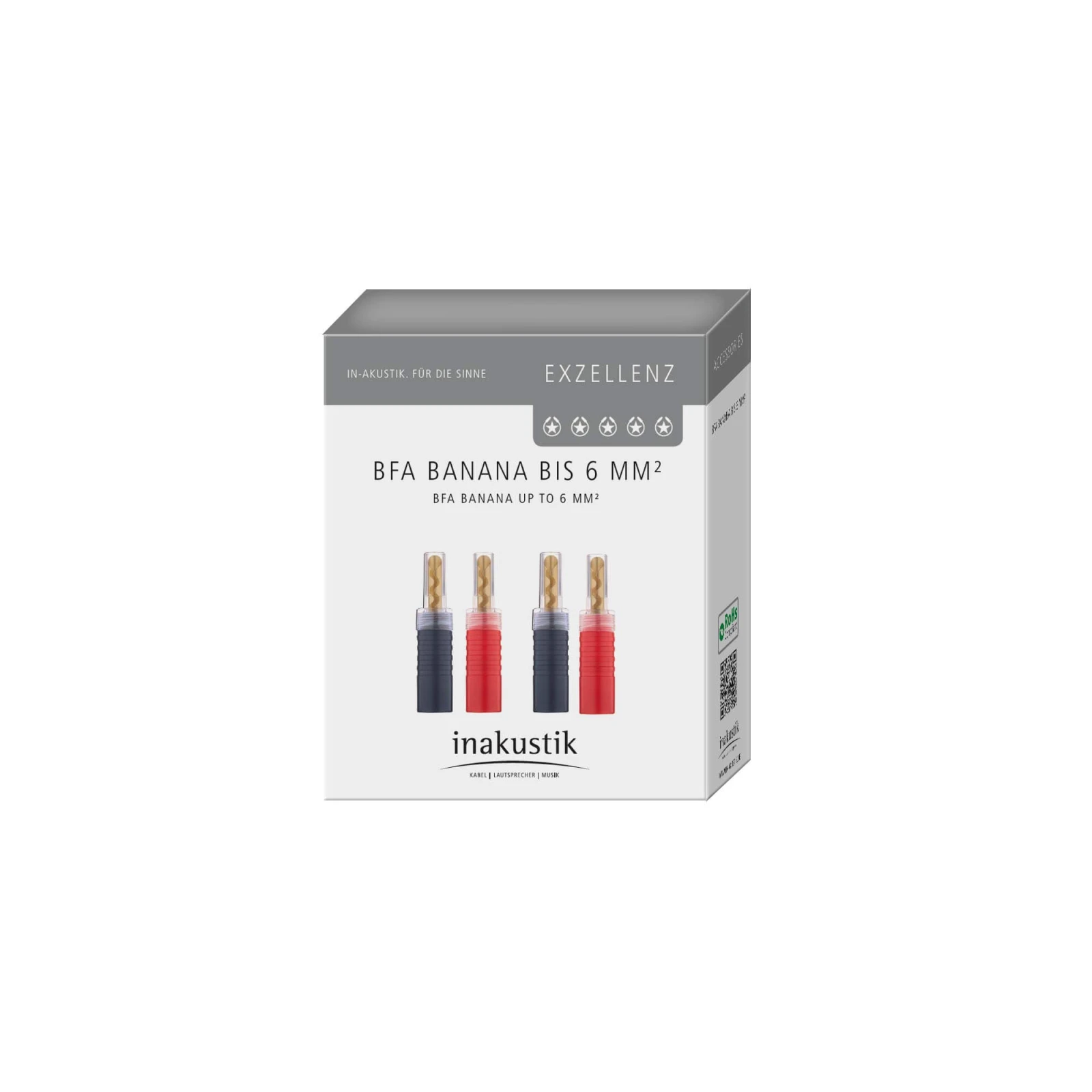 Mufa banana BFA  Inakustik Excellence (4buc/set), cod 0081691