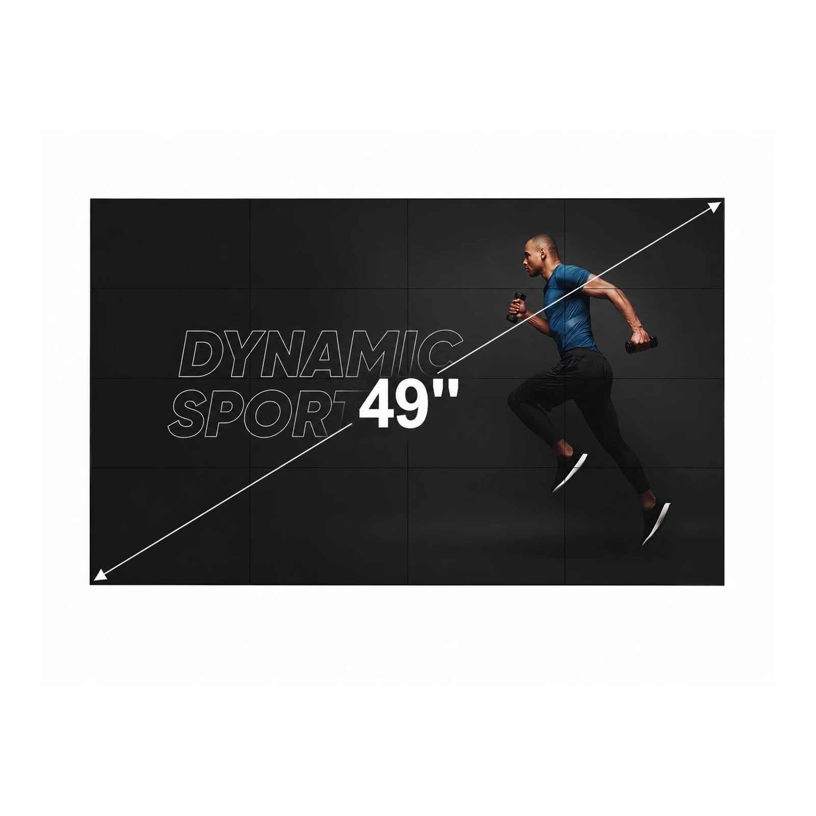 Display profesinal LG 49" 49VL5PJ-A, FHD Slim Bezel Video Wall, Bezel : 2.25 mm