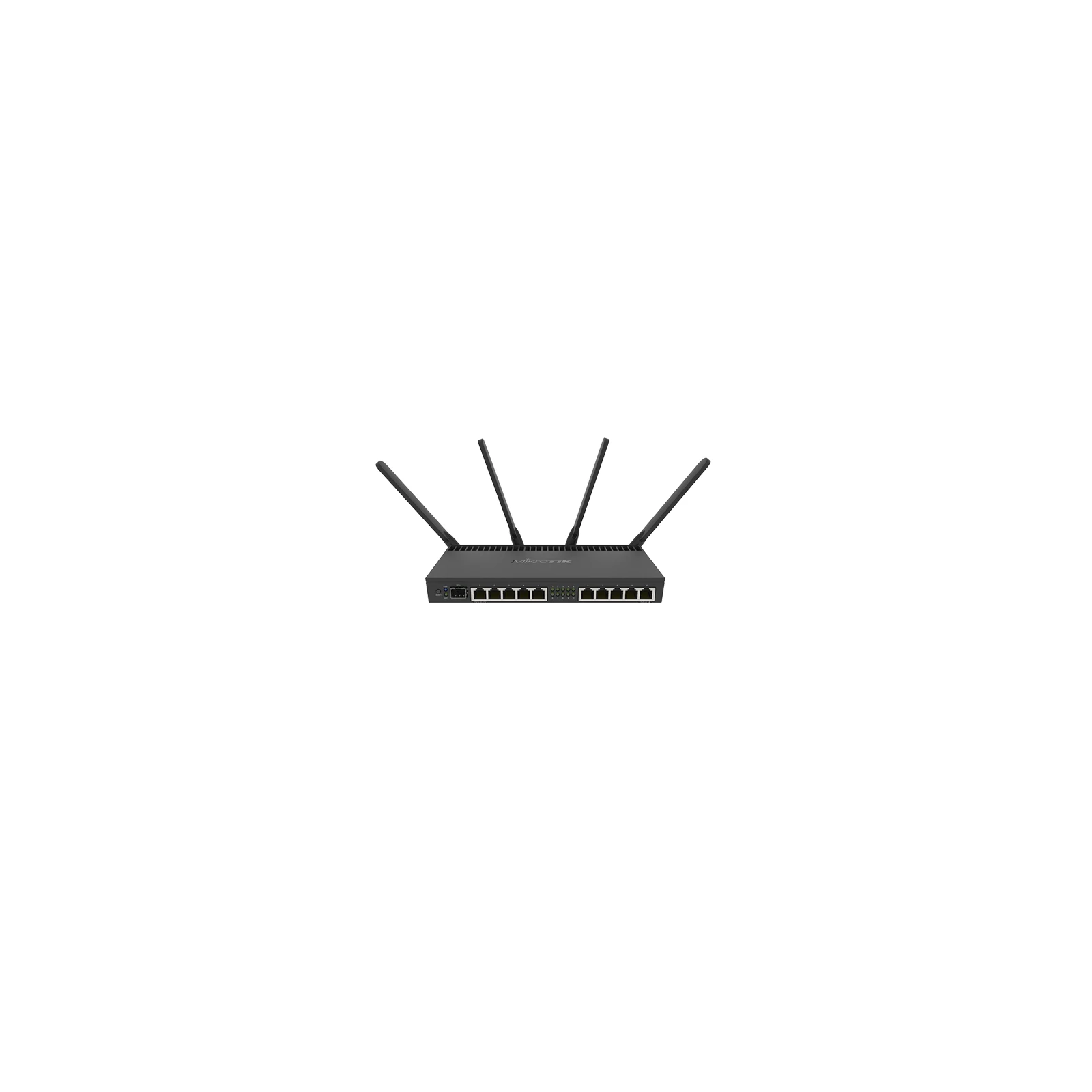 Router 10 x Gigabit, 1 x SFP+ 10Gbps,PoE IN/OUT, RouterOS L5, Wi-Fi - Mikrotik RB4011iGS+5HacQ2HnD-IN