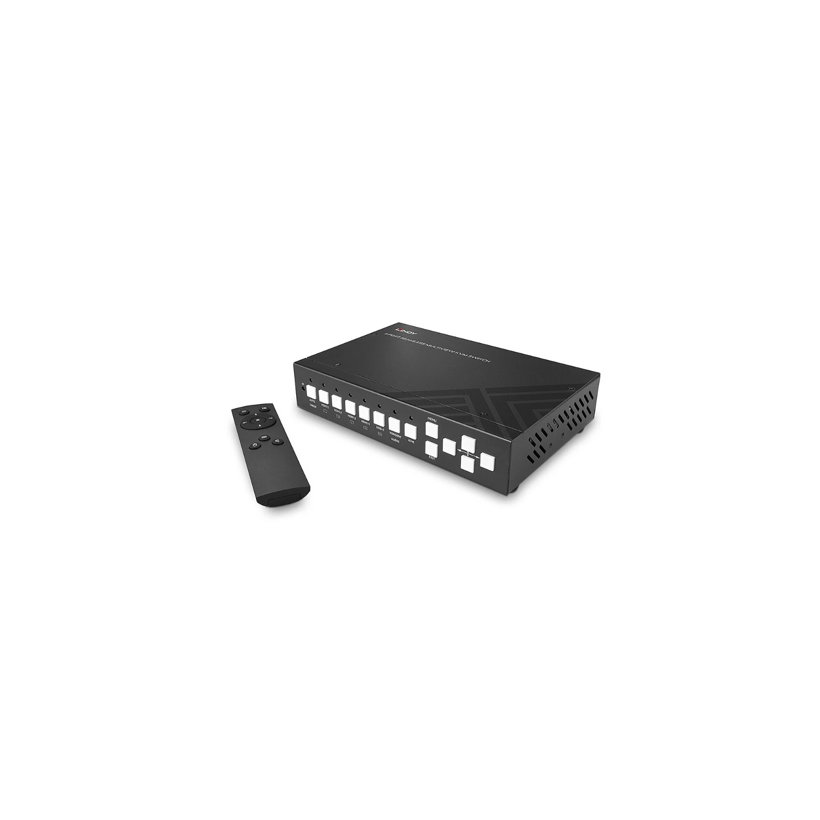 Switch KVM multiview fără îmbinare cu 5 porturi, Lindy 32330