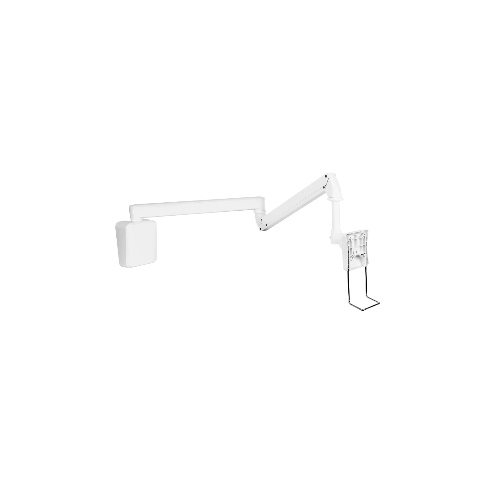 Suport LCD de peret cu brațe flexibile si 4 articulații, Multibrackets MB-4276, 15-27", max.12 kg, alb