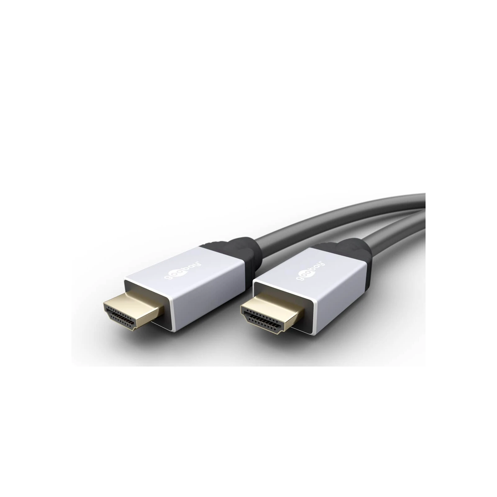 Cablu HDMI 2.0, mufe metalice, 1.5m, 4K@60Hz, Goobay