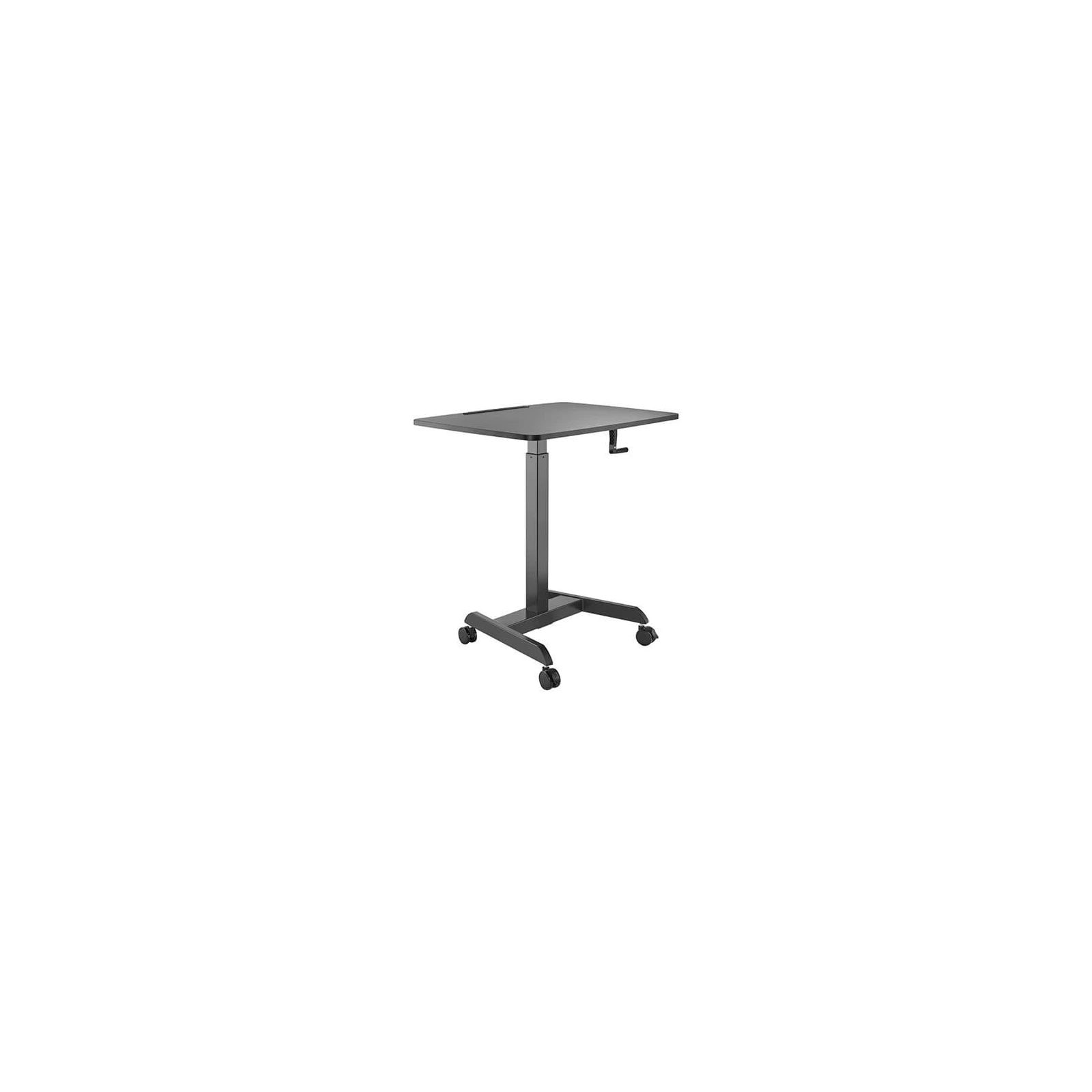 Workstation Blackmount FWS08-4 reglabil in inaltine, pe roti, negru