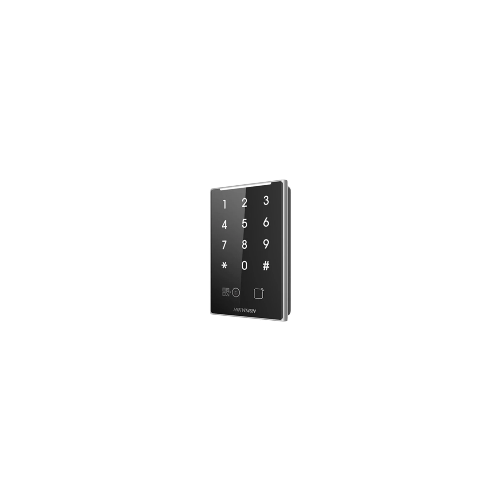 Cititor de proximitate MIFARE, cod QR, Wiegand, RS-485, tastatura integrata -HIKVISION DS-K1109DKB-QR