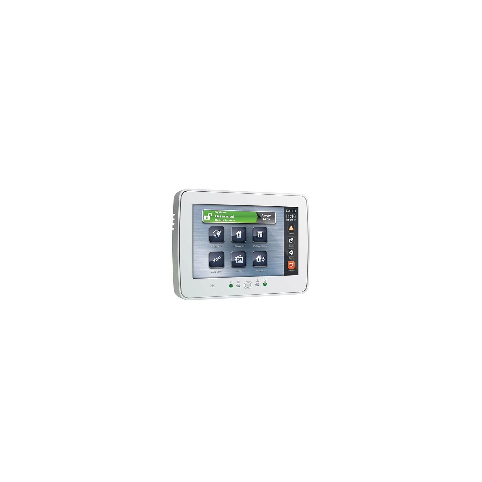 Tastatura touch screen color 7', 248 zone, alb, EN/RO, SERIA PRO - DSC HS2TCHPROEE1