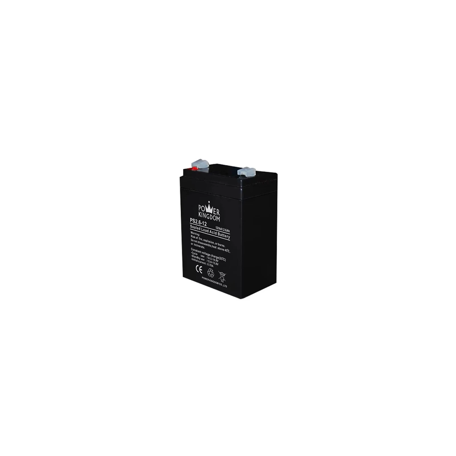 ACUMULATOR PLUMB-ACID SIGILAT, 12V, 2.6AH