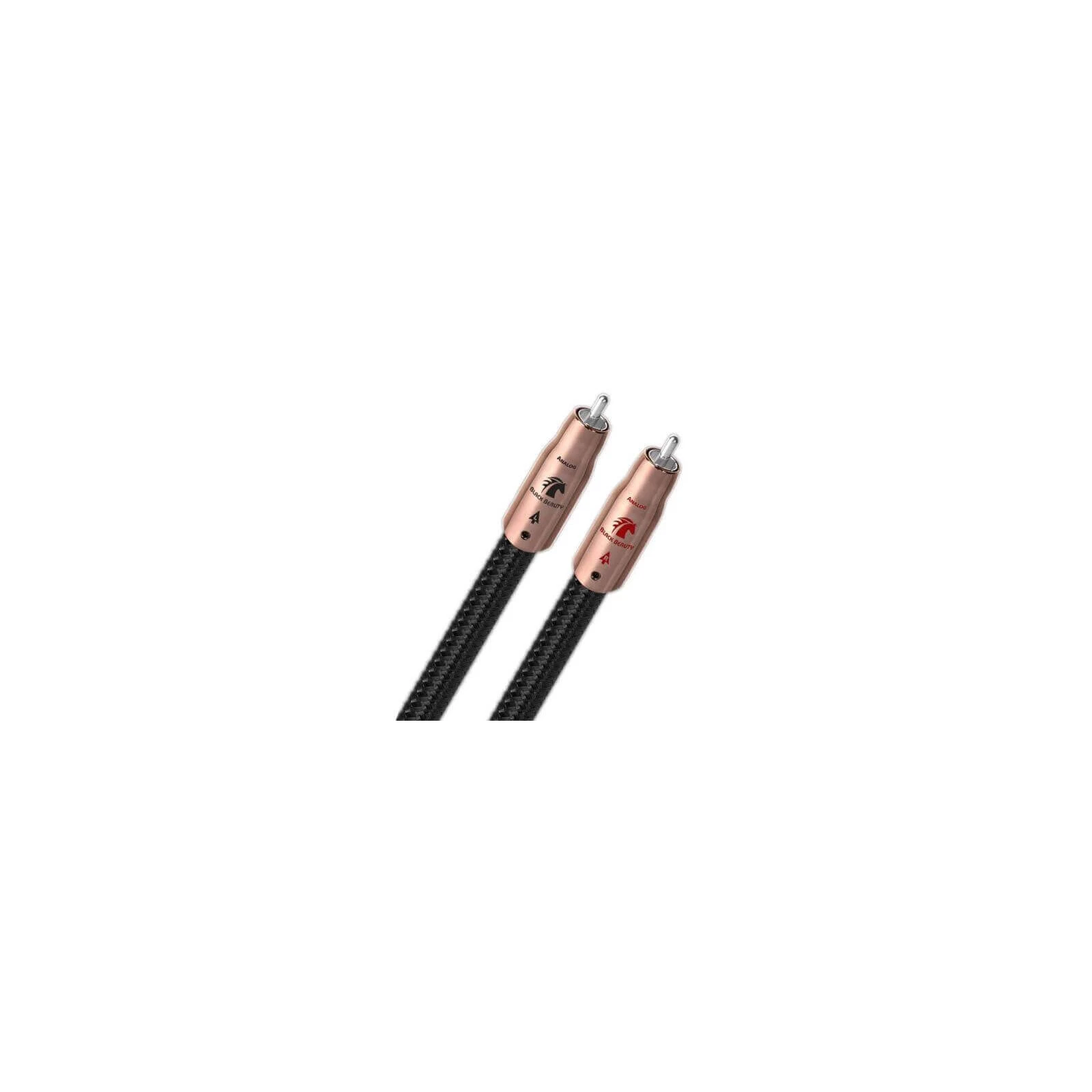 Cablu audio 2RCA - 2RCA  AudioQuest Black Beauty, 0.75m, Level 6 noise Dissipation with Graphene, Solid PSC+