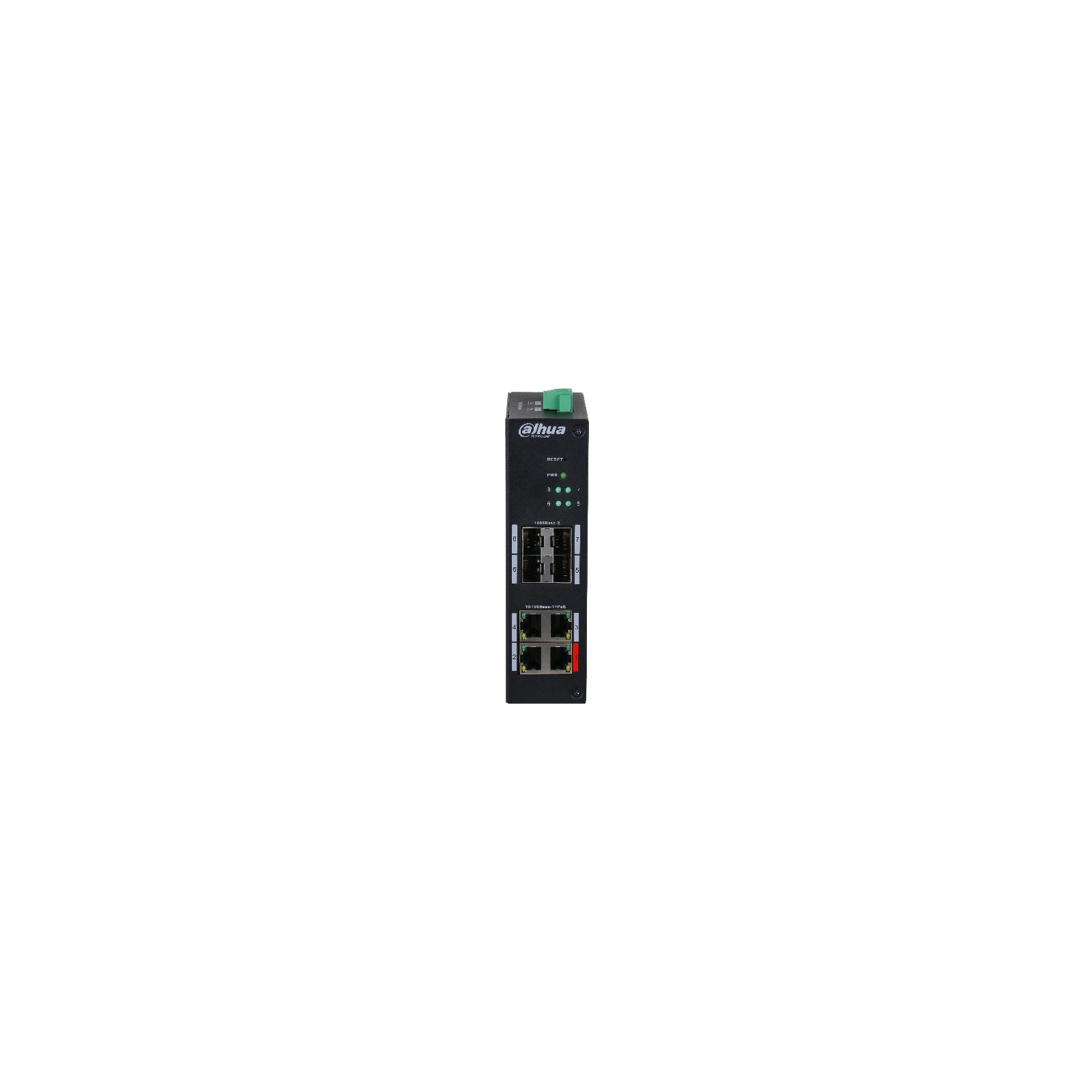 SWT 8 PORT HARDENED DHA HS4408-4ET-96