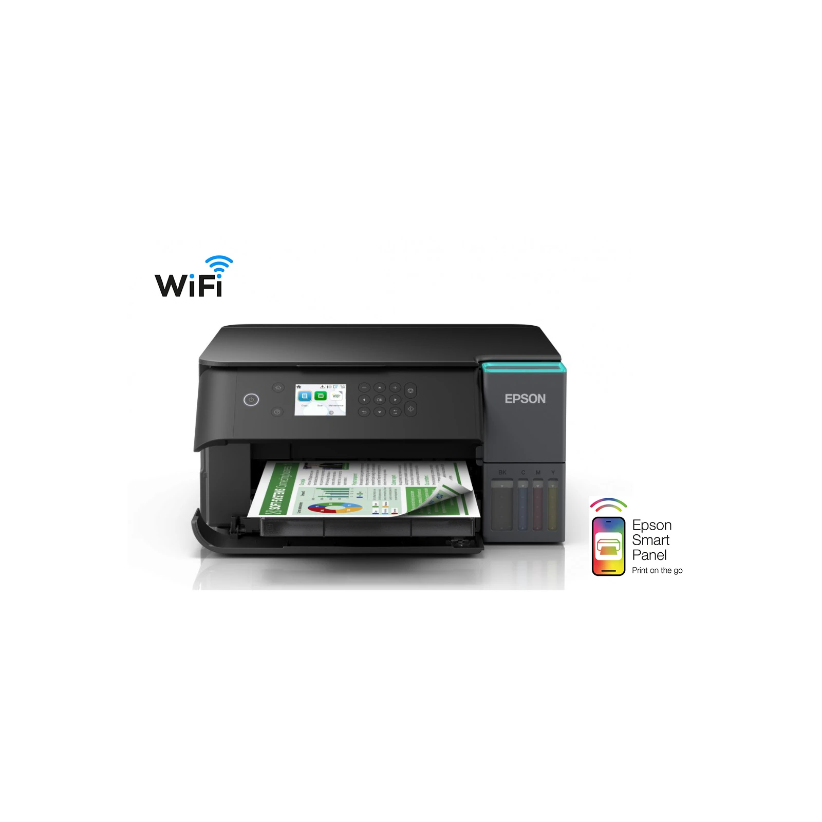 Multifuncționala color jet de cerneala, Epson EcoTank L6360, 35ppm, A4, WiFi & WiFi Direct