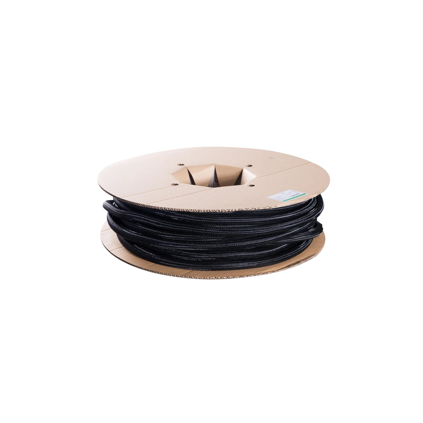 Organizator pentru cabluri, cu infasurare automata Multibrackets MB-8786, 19 mm x 50 m, negru, =SE VINDE DOAR LA ROLA=
