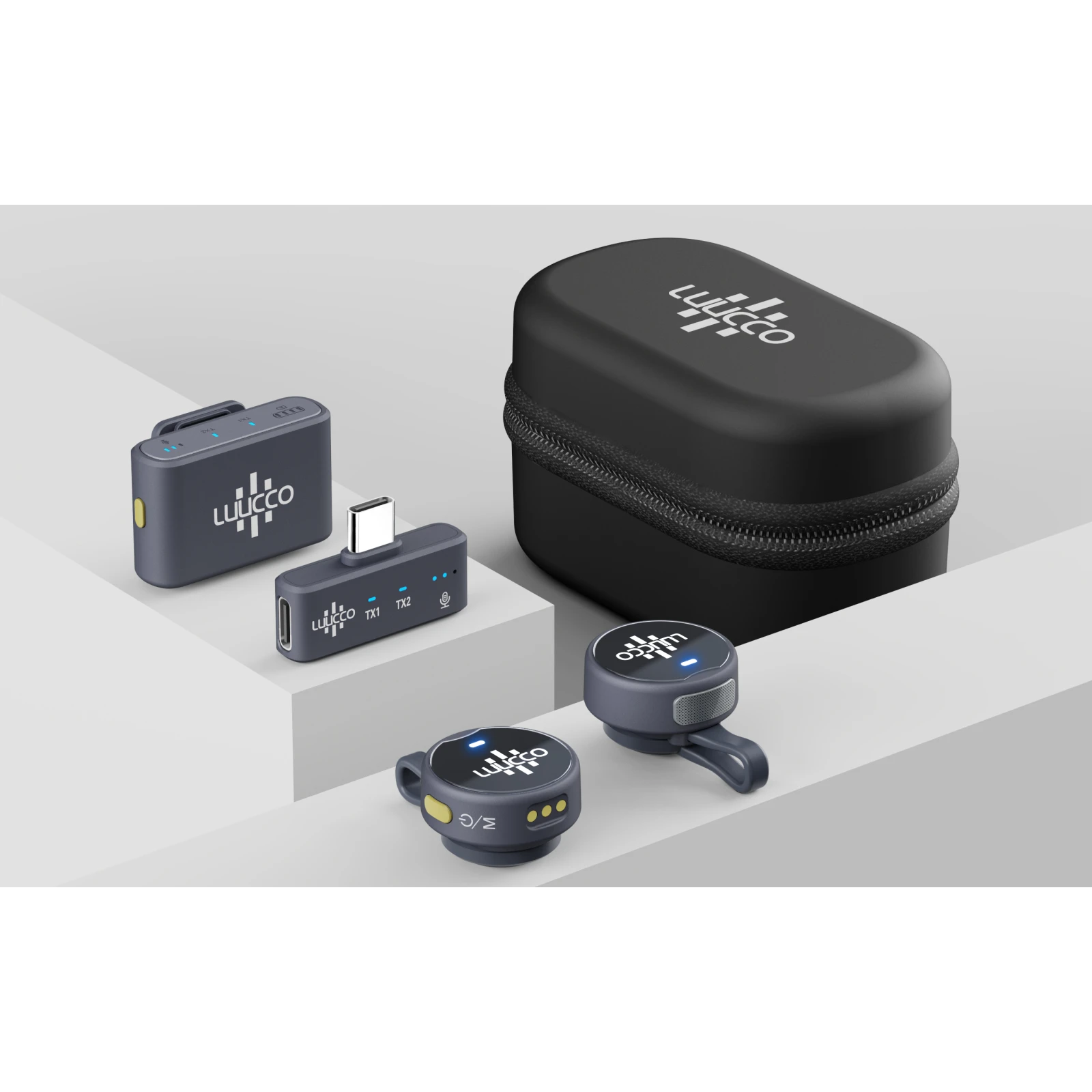 Microfon Lavaliera Wireless Luucco AirWave-K2, Combo