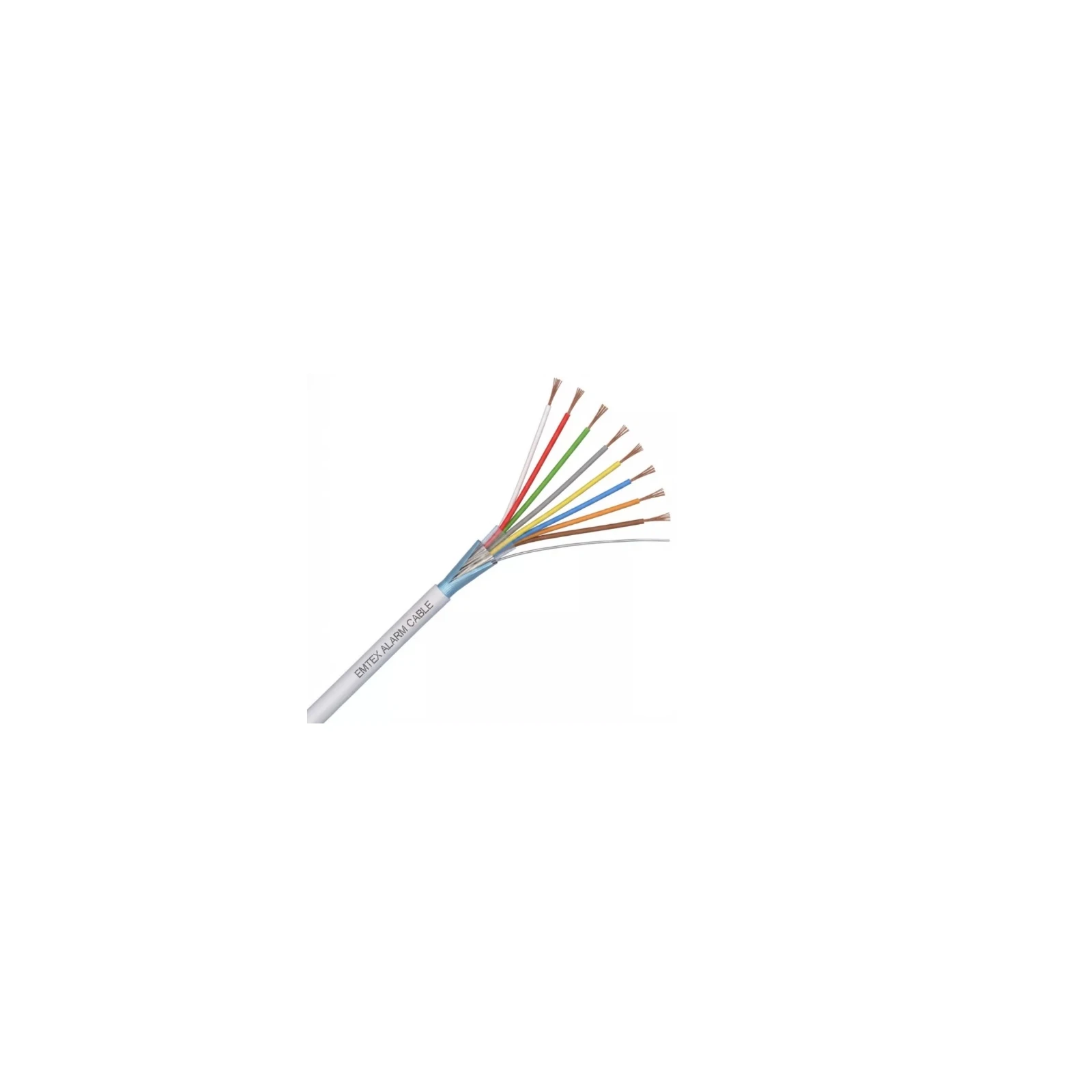 CABLU ALARMA 8 X 0.22, CUPRU, MANTA PVC, ROLA 100M