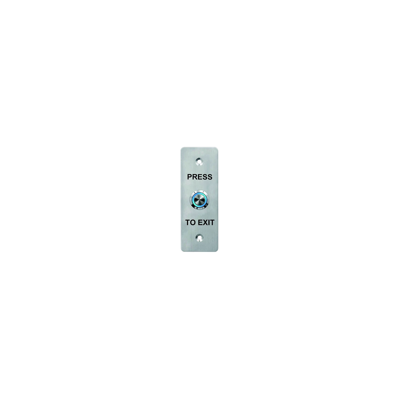 Buton de iesire, montaj ingropat, inox, LED, NO-NC-COM, IP65, 115 x 40 mm CSB-408LW