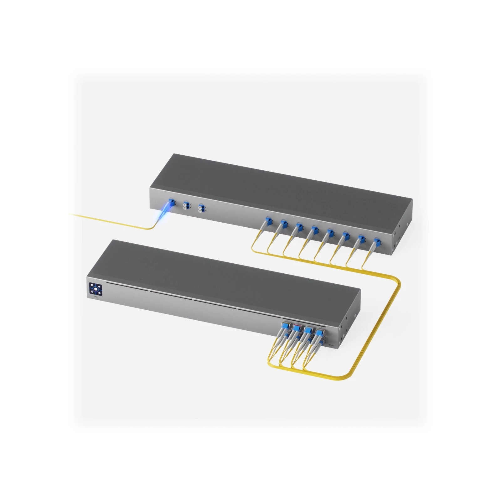 "Rack-mountable 8-channel 1450 to 1590 n