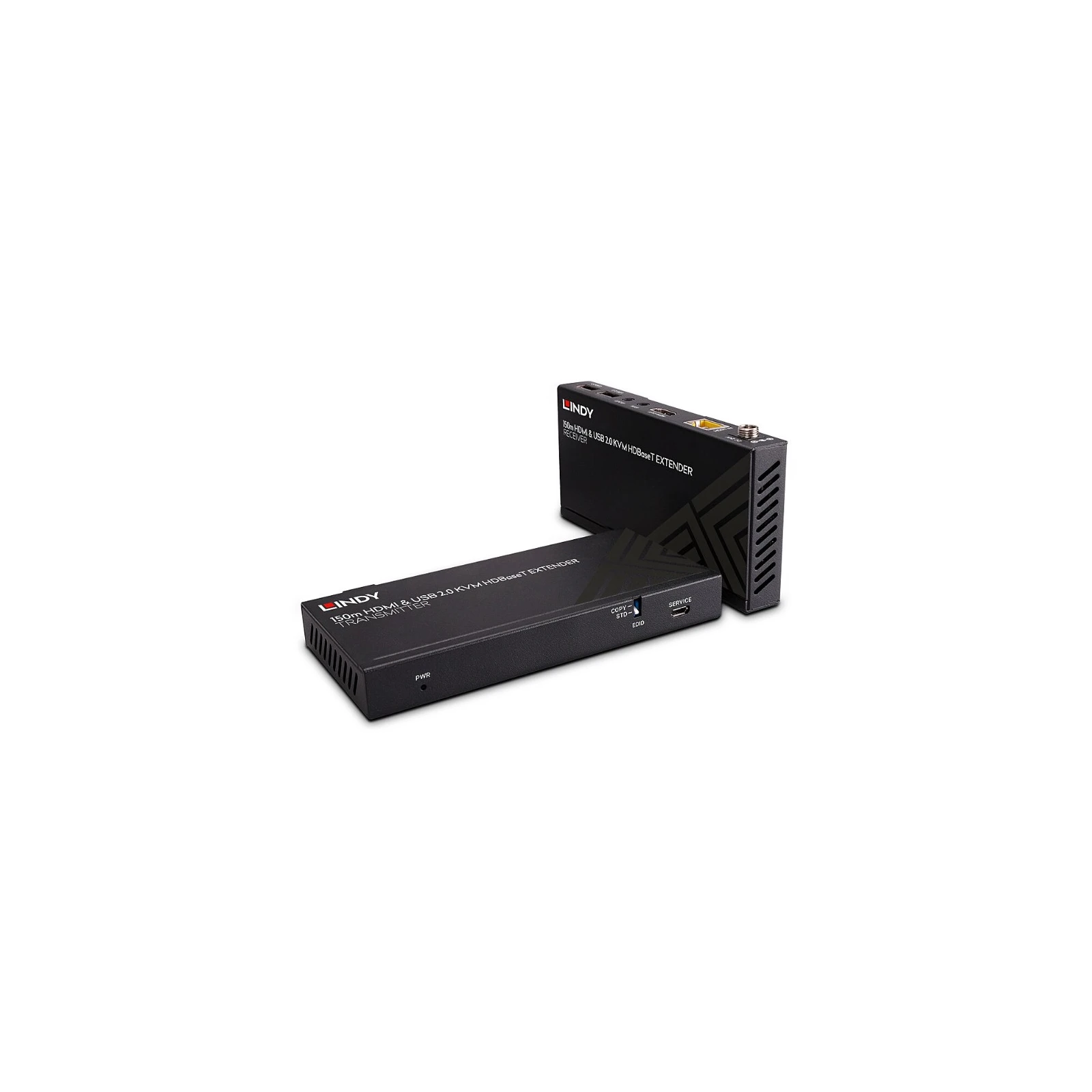 Extender KVM HDBaseT Cat.6 HDMI 4K60, USB 2.0 și IR, 150 m, Lindy 39384