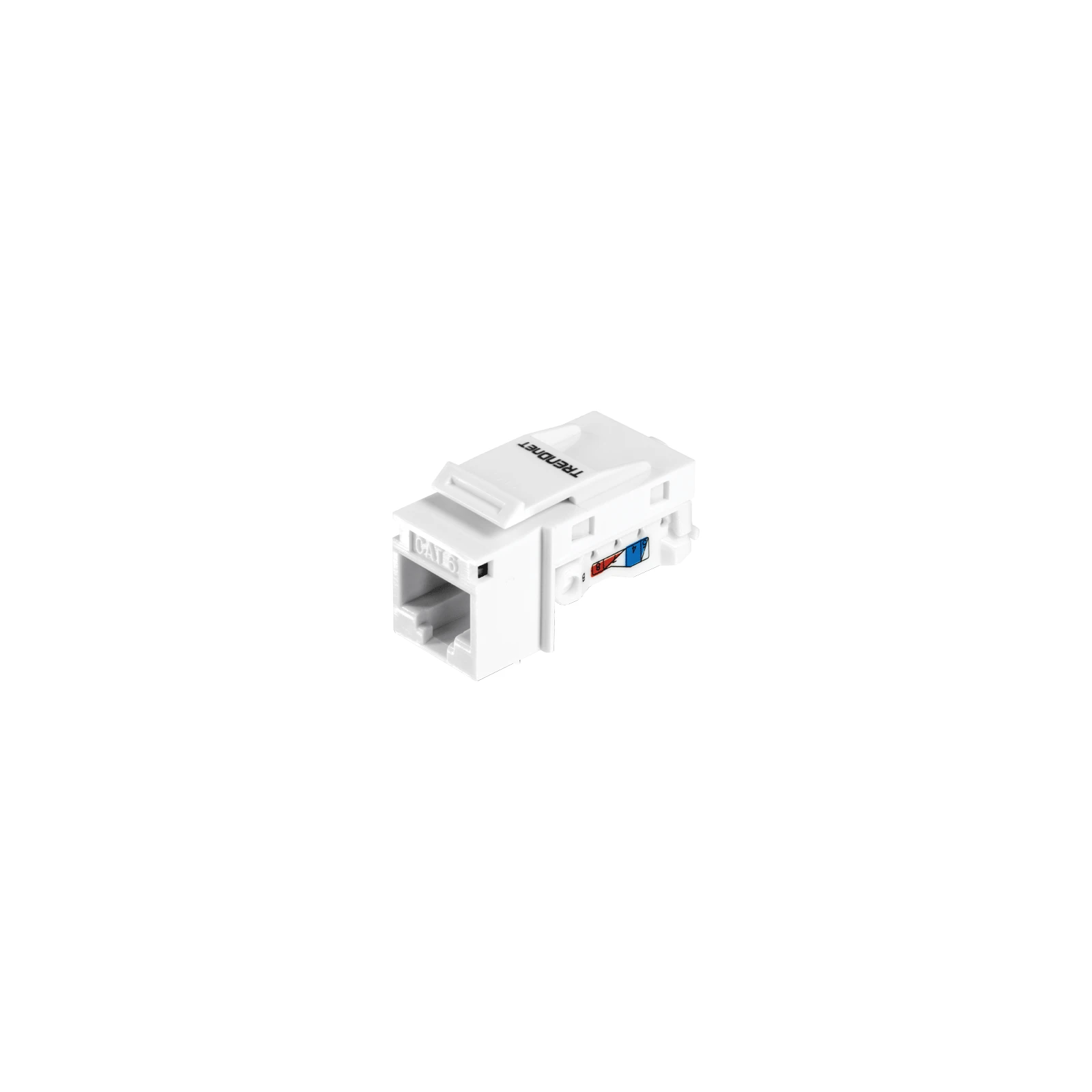 Keystone Jack Cat.6 tool-less, alb - TRENDnet TC-K25C6