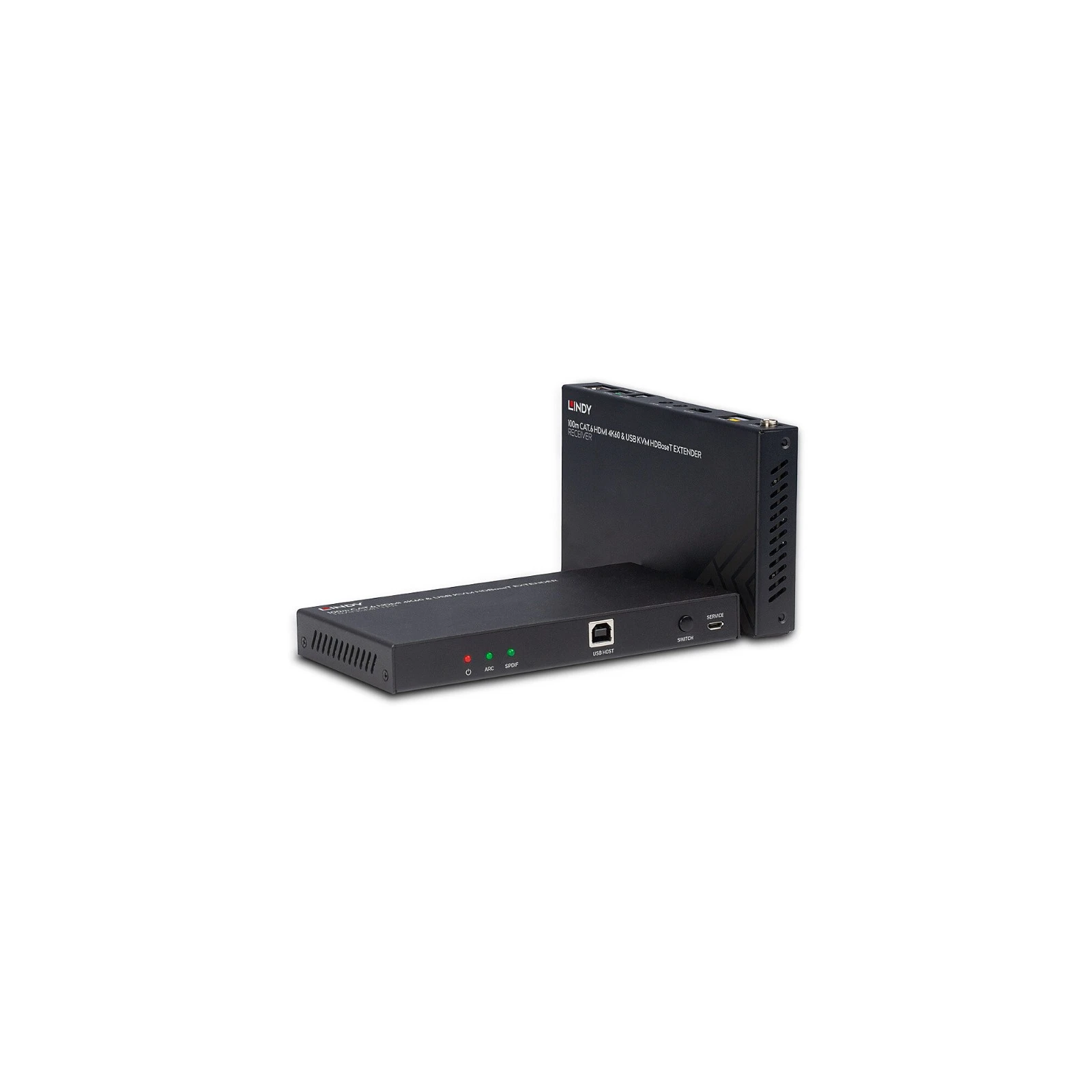 Extender KVM HDBaseT Cat.6 HDMI 4K60, audio, IR și RS-232, 100 m, Lindy 38343