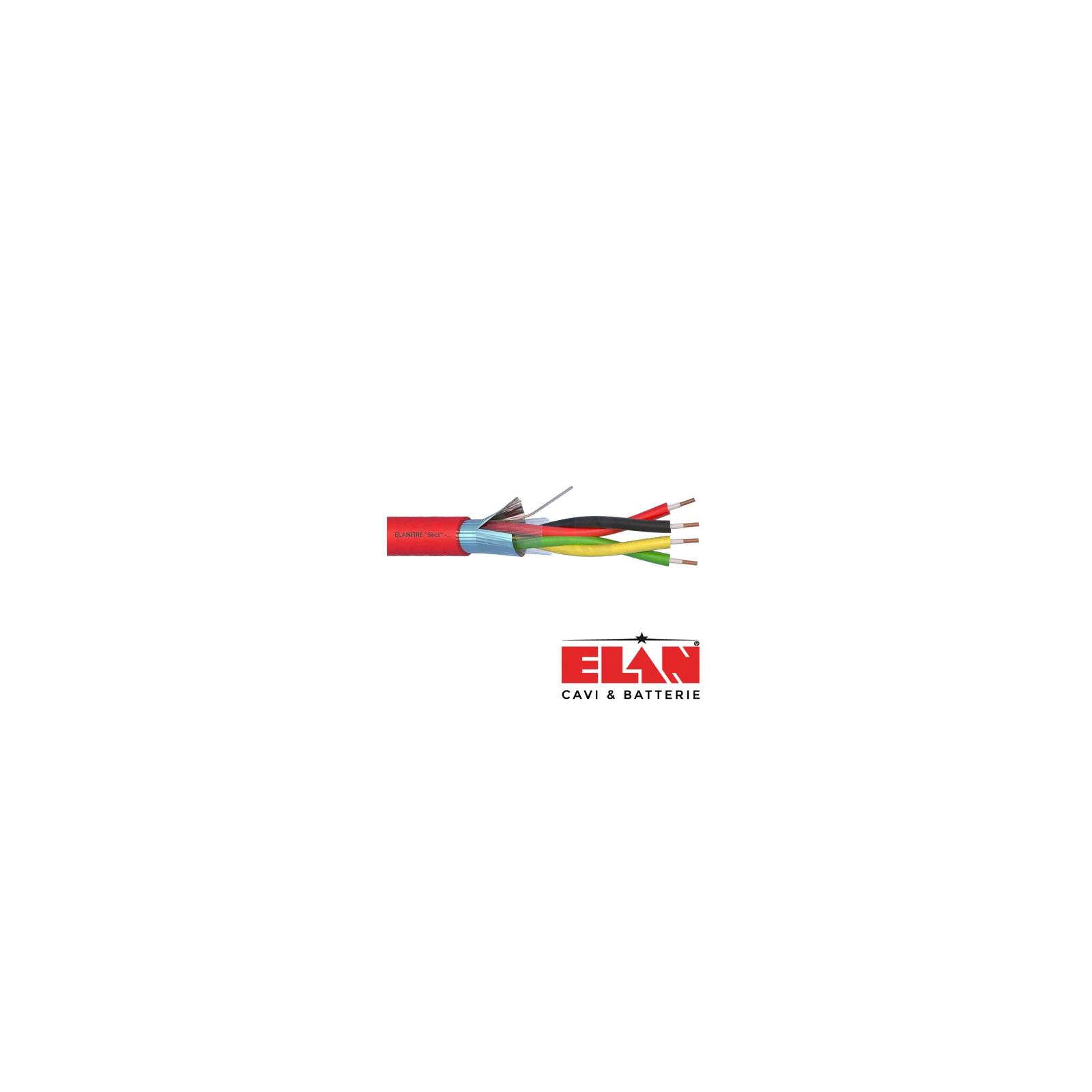 Cablu de incendiu E120 - 2x2x0.8mm, 100m ELN120-2x2x08
