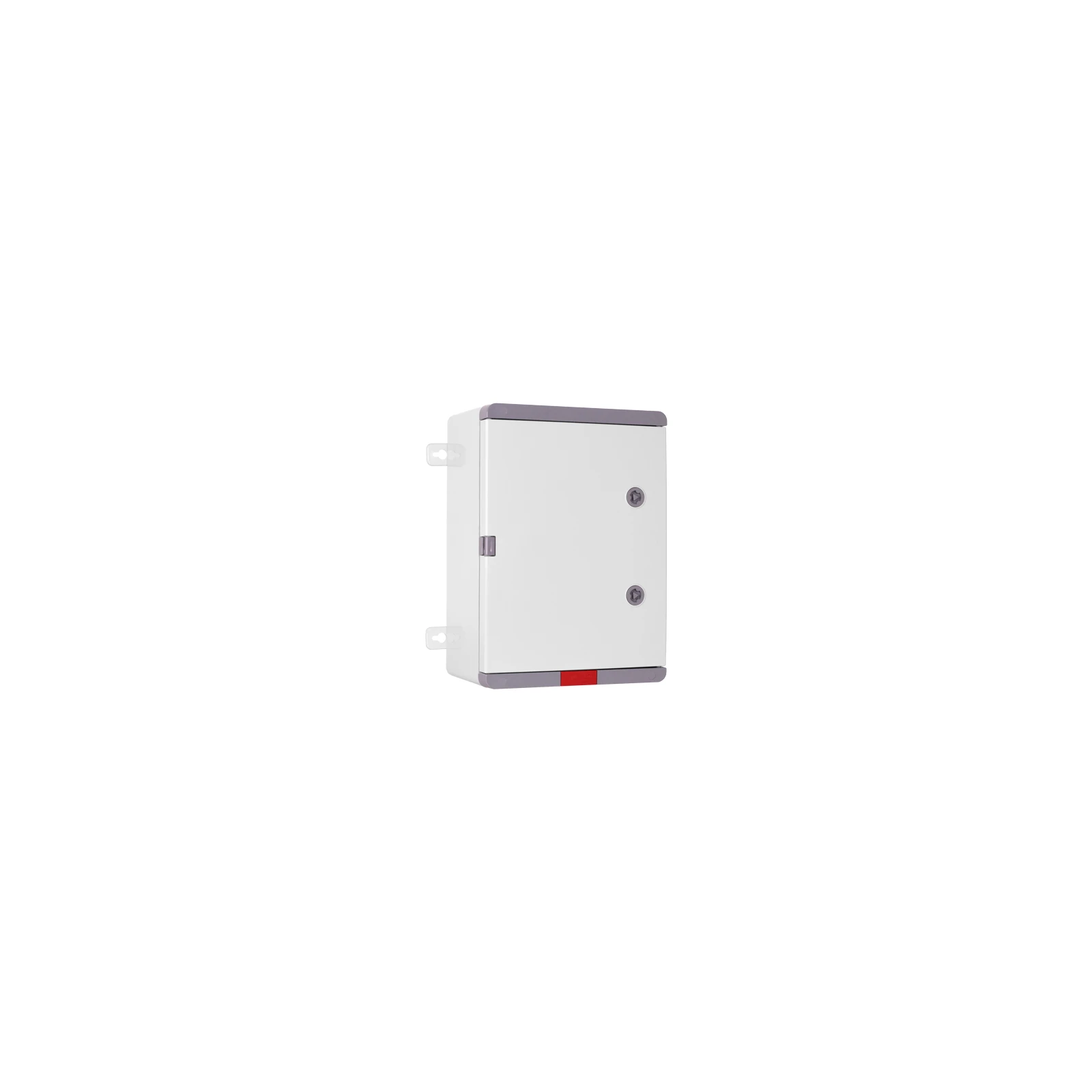 Cutie distributie IP67 din ABS gri, usa mata, placa metalica, 250x350x150 mm PD253515