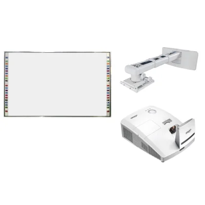 Pachet interactiv-Tabla 95" EVOBOARD IB-95Q6, Videoproiector Vivitek DW770UST, Suport videoproiector Vivitek WM-3