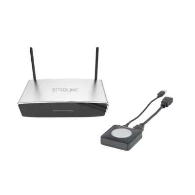 T9-Sis. de prezentare wireless, max.16 utilizatori, 9 imagini afisate simultan, 4 butoane USB-A incl., Airplay, Miracast