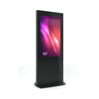 Totem de interior Z01, Z01V50N-BBB, pentru display 50", sticla frontala securizata
