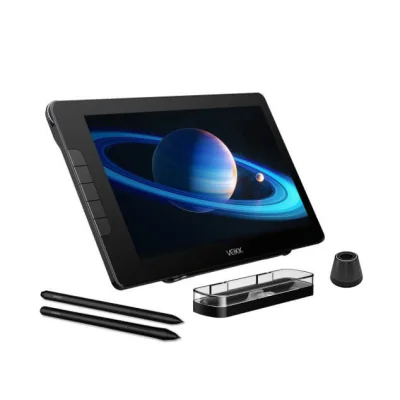 Tableta grafica Veikk VK1600 Studio cu stand si doua stilouri
