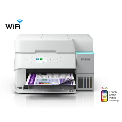 Multifuncționala color jet de cerneala, Epson EcoTank L6376, 35ppm, A4, ADF, WiFi & WiFi Direct, alb