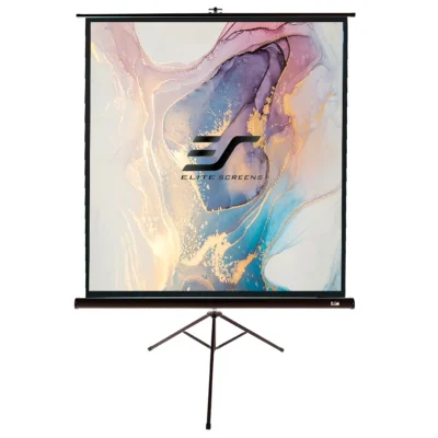 Ecran proiectie portabil cu trepied, 178 x 178 cm, EliteScreens Tripod T99UWS1, format 1:1