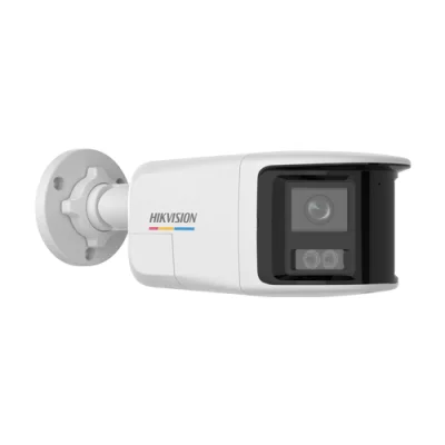 Camera IP Dual lens 6MP, 2 x lentila 2.8mm 180°, IR & WL 30m ColorVu, Audio+Stroboscop - HIKVISION DS-2CD1T67G2HP-LIUF-SL-2.8mm
