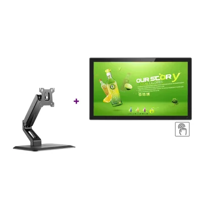 Pachet interactiv format din Display EvoBoard THD2701 cu touch 27" si Suport monitor reglabil Blackmount LDT35-T01